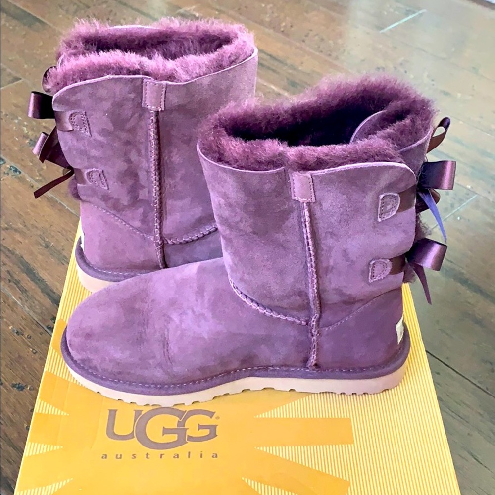 Ugg Bailey Bow Boot in purple
